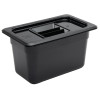 Vogue Black Polycarbonate - GN 1/4 150mm