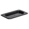 Vogue Black Polycarbonate 1/9 Gastronorm Tray Lid