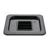Vogue Black Polycarbonate 1/6 Gastronorm Container Lid