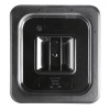 Vogue Black Polycarbonate 1/6 Gastronorm Container Lid