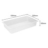 Nisbets Essentials Polypropylene 1/1 Gastronorm Pan 100mm