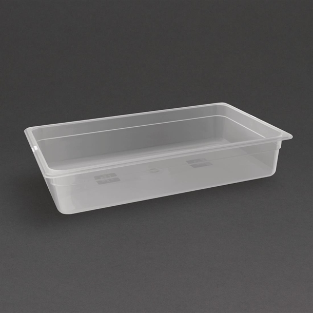 Nisbets Essentials Polypropylene 1/1 Gastronorm Pan 100mm