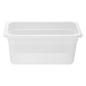 Nisbets Essentials Polypropylene 1/3 GN Container 150mm - 5.3Ltr