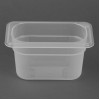 Nisbets Essentials Polypropylene 1/9 GN Container 100mm - 850ml
