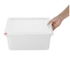 Hygiplas Click PP 2/3 GN 12Ltr Container with Lid & 7 Colour Clips 150mm (4 Pack)