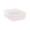 Cambro Polypropylene Gastronorm Tray - Translucent  - 1/2 100mm