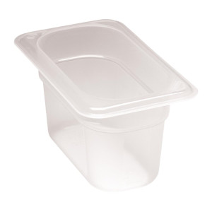 Cambro Polypropylene Gastronorm Tray - Translucent  - 1/9 100mm