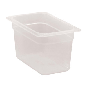 Cambro Polypropylene Gastronorm Tray - Translucent  - 1/4 150mm