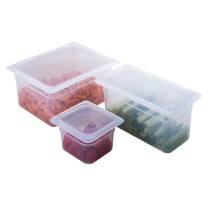 Cambro Polypropylene Gastronorm Tray - Translucent  - 1/4 150mm