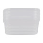3 x Décor Tellfresh Square Storage Container - 500ml