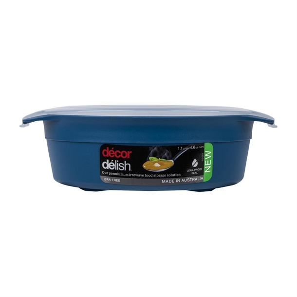 Décor Delish Round Storage Container - 1.1L