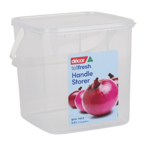 Décor Tellfresh Super Storer Sqr White Storage Container 5.5Ltr
