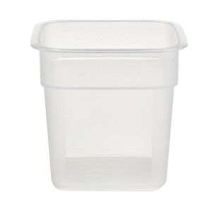 Cambro Fresh Pro Mini Square Polypropylene Container Translucent - 946ml