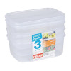 Decor TellFresh Food Storage Container 1Ltr (3 Pack)