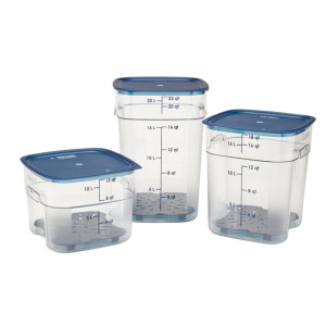 Cambro Lid to fit Fresh Pro Square containers - Blue - 11.4Ltr, 17.2tr & 20.8Ltr