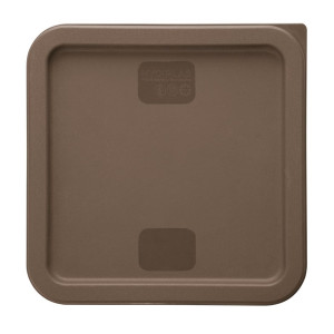 Hygiplas Square Brown Lid to Fit 5.5/7Ltr Containers