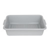 Vogue Plastic Perforated Storage Box Grey
