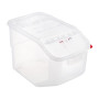 Araven Polypropylene 1/1 Gastronorm Ingredient Bin 50Ltr