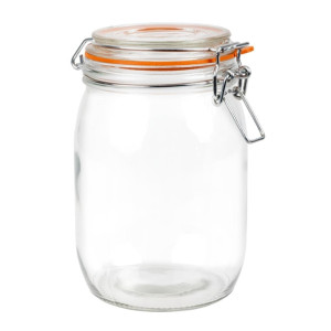Vogue Clip Top Preserve Jars 1Ltr