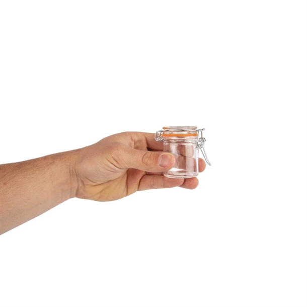 Vogue Mini Glass Terrine Jar 50ml (12 Pack)