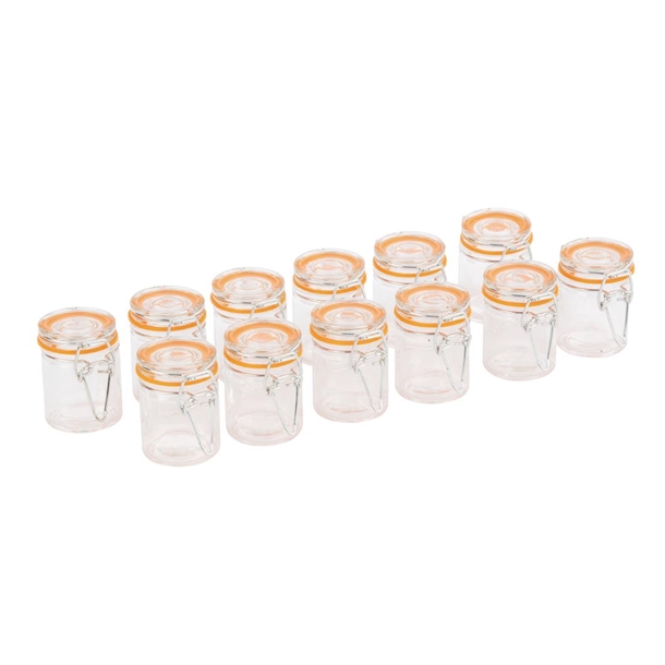 Vogue Mini Glass Terrine Jar 50ml (12 Pack)