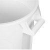 Vogue Polypropylene Round Container Bin White 76Ltr