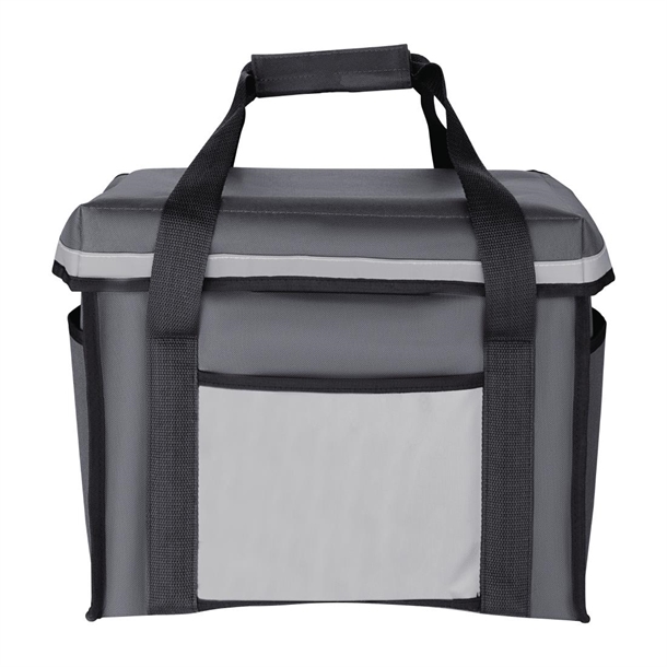 Vogue Insulated Folding Delivery Bag Grey