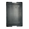 Vogue Perforated Plastic Storage Crate 600x400x120mm