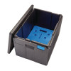 Cambro GOBOX EPP180XLT Top Loading Carrier for disposable dishes and Gelato Pans Black - 64.5Ltr