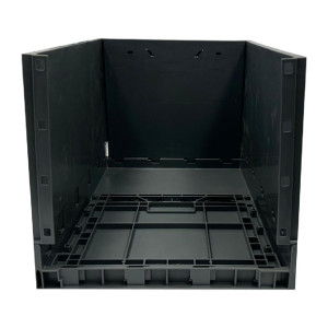 Vogue Plastic Folding Transport Storage Crate 594x396x353mm