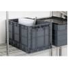 Vogue Plastic Folding Transport Storage Crate 594x396x353mm