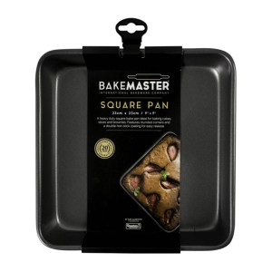 Bakemaster Square Baking Tray Non-Stick - 23x23x4.5cm