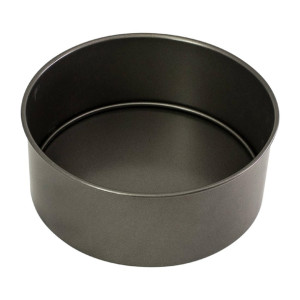 Bakemaster Cake Pan Loose Base Round Deep Non-Stick - 23x8cm