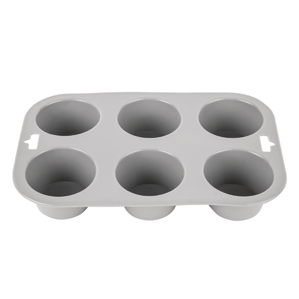 Vogue Flexible Silicone Six Hole Muffin Pan