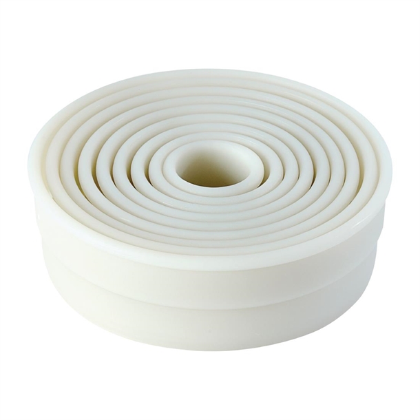 Schneider Plain Round Pastry Cutters (Pack of 9)