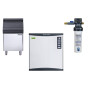 Scotsman 140kg Output Full Dice Ice Maker with 129kg Bin & Water Filter