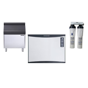 Scotsman 290kg Output Half Dice Ice Maker with 178kg Bin & Water Filter