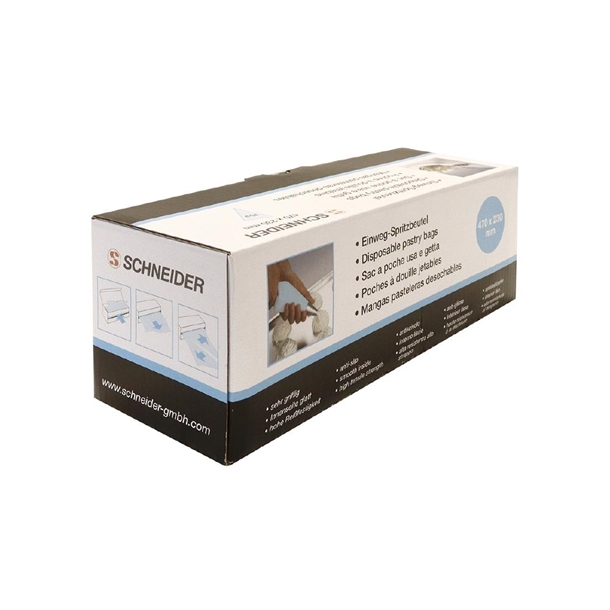 Schneider Blue Disposable Piping Bags 470mm (100 Pack)
