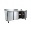 Polar U-Series Triple Door Counter Fridge with Upstand - 417Ltr