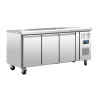 Polar 3 Door Counter Fridge