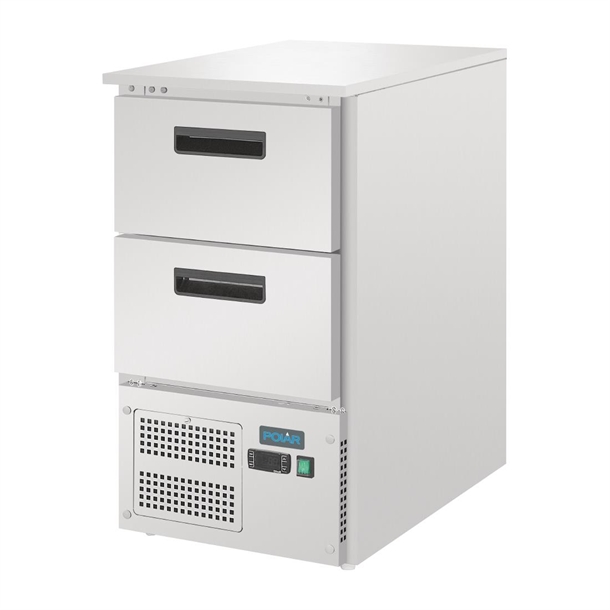 Polar G-Series Counter Fridge with 2 GN Drawers 65Ltr