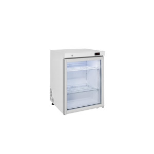 Williams Topaz Compact 1 Glass Door Counter Fridge White - 120Ltrs