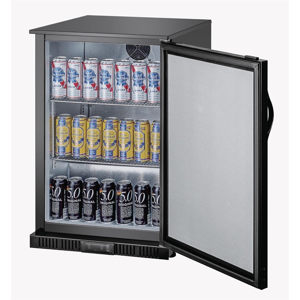 Polar G-series 850mm Single Door Back Bar Cooler Solid Door 128 Ltr