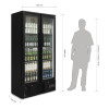 Polar G-Series Upright Back Bar Cooler with Hinged Doors 490Ltr