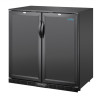 Polar G-series 850mm Double Door Back Bar Cooler Solid Door 198 Ltr
