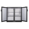 Polar G-series 850mm Double Door Back Bar Cooler Solid Door 198 Ltr