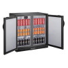 Polar G-series 850mm Double Door Back Bar Cooler Solid Door 198 Ltr