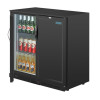 Polar G-series 850mm Double Door Back Bar Cooler Solid Door 198 Ltr