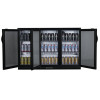 Polar G-series 850mm Triple Door Back Bar Cooler Solid Door 320 Ltr