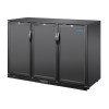 Polar G-series 850mm Triple Door Back Bar Cooler Solid Door 320 Ltr